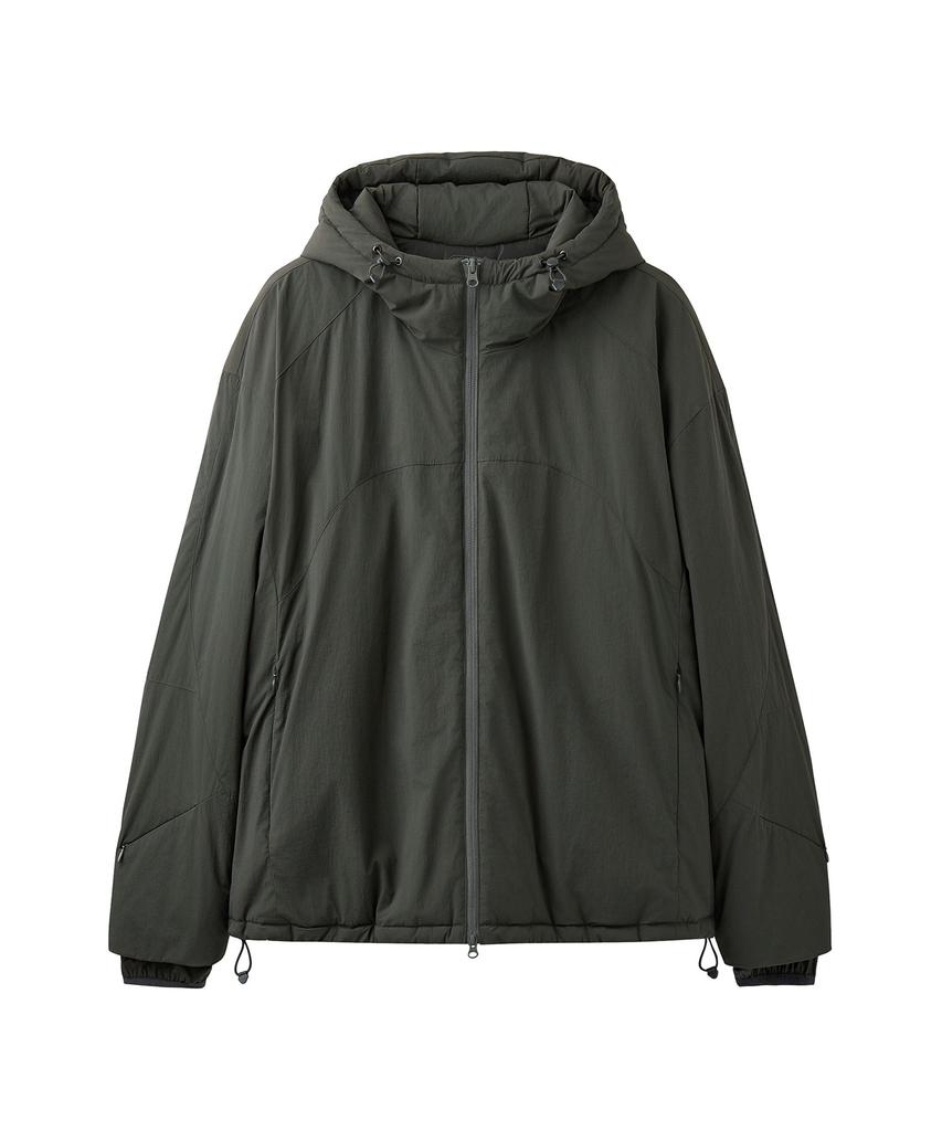 Areuban Light Shell Padded Jacket_Brown