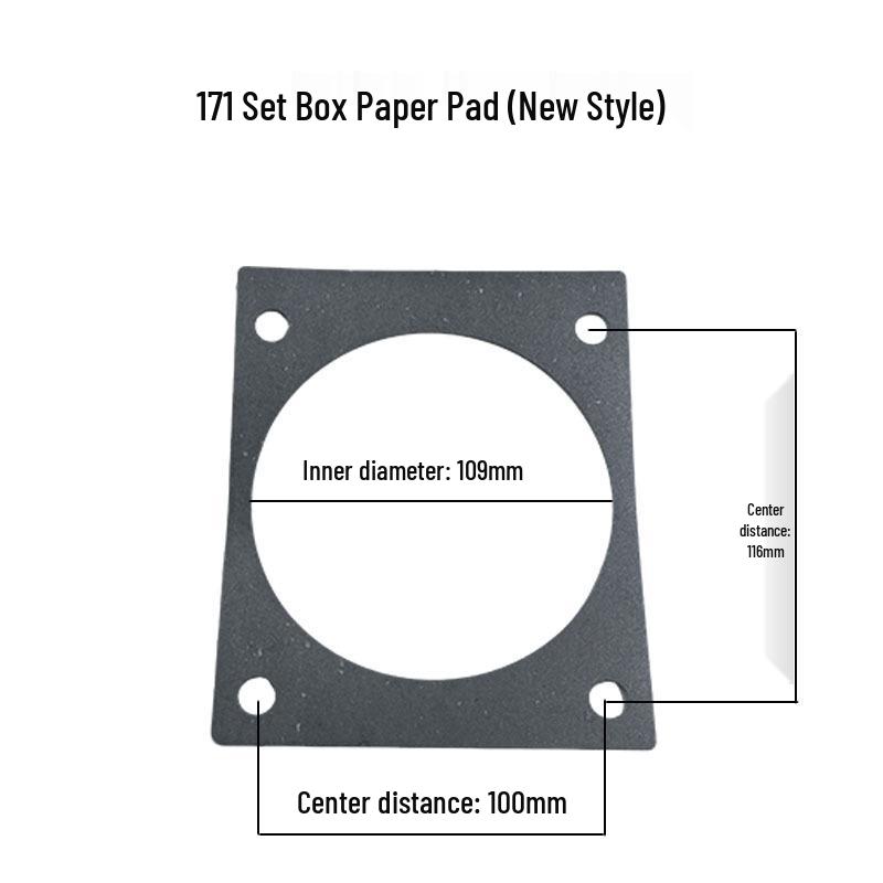 171 Asbestos Micro-tiller Gasket Set: Adjustable Thickness, Includes Flange, Power Take-off Housing, and Side Cover Gaskets