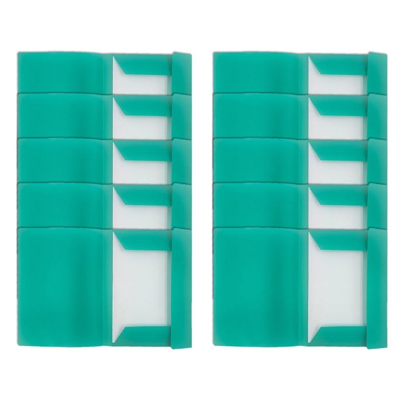 

10 шт. А4 Шкільна поштова папка-файл Папка-органайзер для файлів Портфоліо Папка для документів для школи, офісу зелений