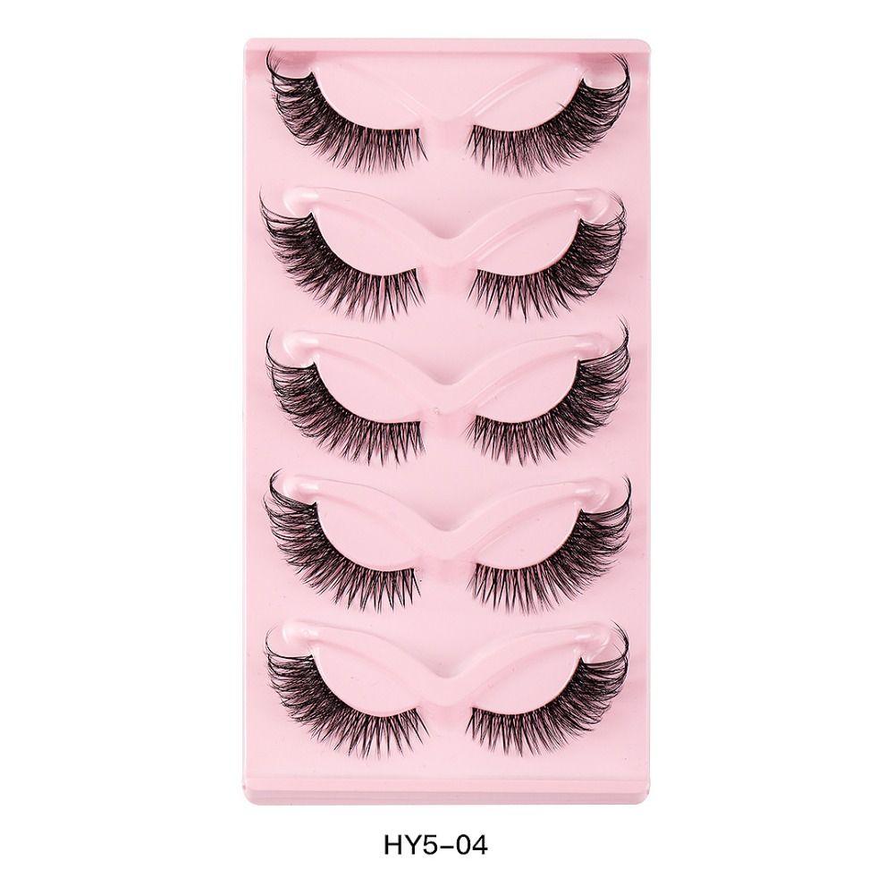 3D Artificial Fiber Women Beauty False Eyelashes Thick Long Eye Lashes Eye Extension Fox Eye
