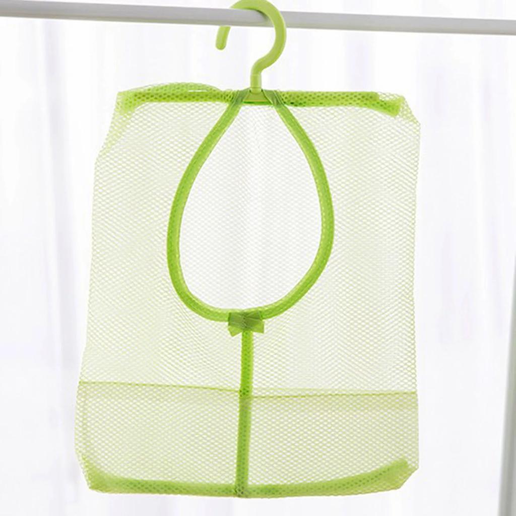 Useful Kitchen Bathroom Hanging Storage Bags Clothespin Mesh Bag Organizer with Hook for Bath Swimming Kids Toys Storage Baskets