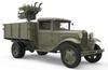 Miniart Escala 1/35 Caminhão Soviético de 1,5 Toneladas com Metralhadora AA M-4 Maxim, Modelo de Plástico, MA35186