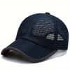 Quick Dry Mesh Baseball Hats Sun Protection Breathable Summer Baseball Cap Adjustable Outdoor Sports Hats For Man Women Unisex