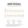30pcs Cat Eye Press On Nails With Pink Heart Design Glitter False Nails For Women Girls Holiday Party Wear