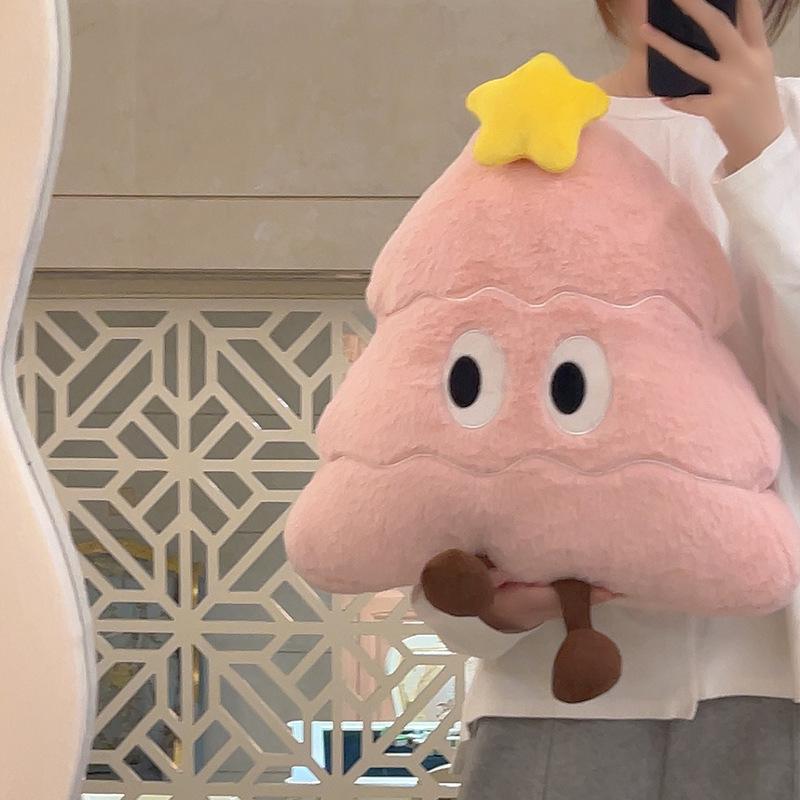 Creative Starry-Eyed Christmas Tree Plush Pillow Ornament Gift Doll