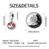 Authentic Charm Bead Charms copper Christmas Reindee Bead Charms Compatible With Charm Bead Charms Plata Bracelets for Women Jewellery Making Diy