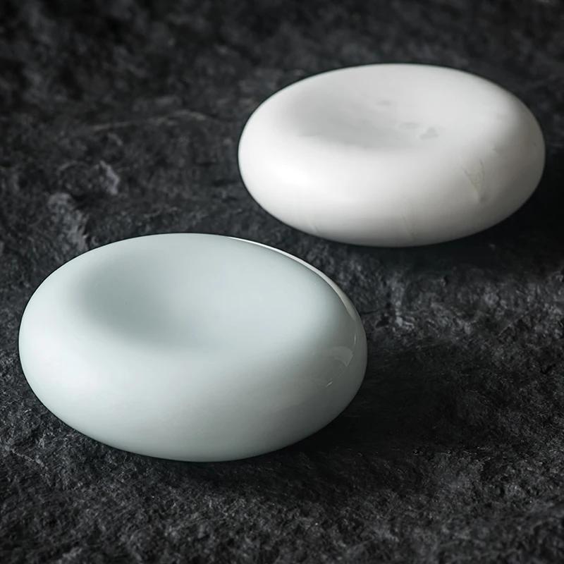 13cm Molekulární Gastronomie Stolní Nádobí Talíř na Předkrm Talíř na Sašimi Kreativní Restaurace Kruhová Izolační Keramické Dezertní Talíře