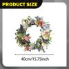 Summer Wreath Home Decor Accessory Decorative Floral Door Artificial for Window Wedding