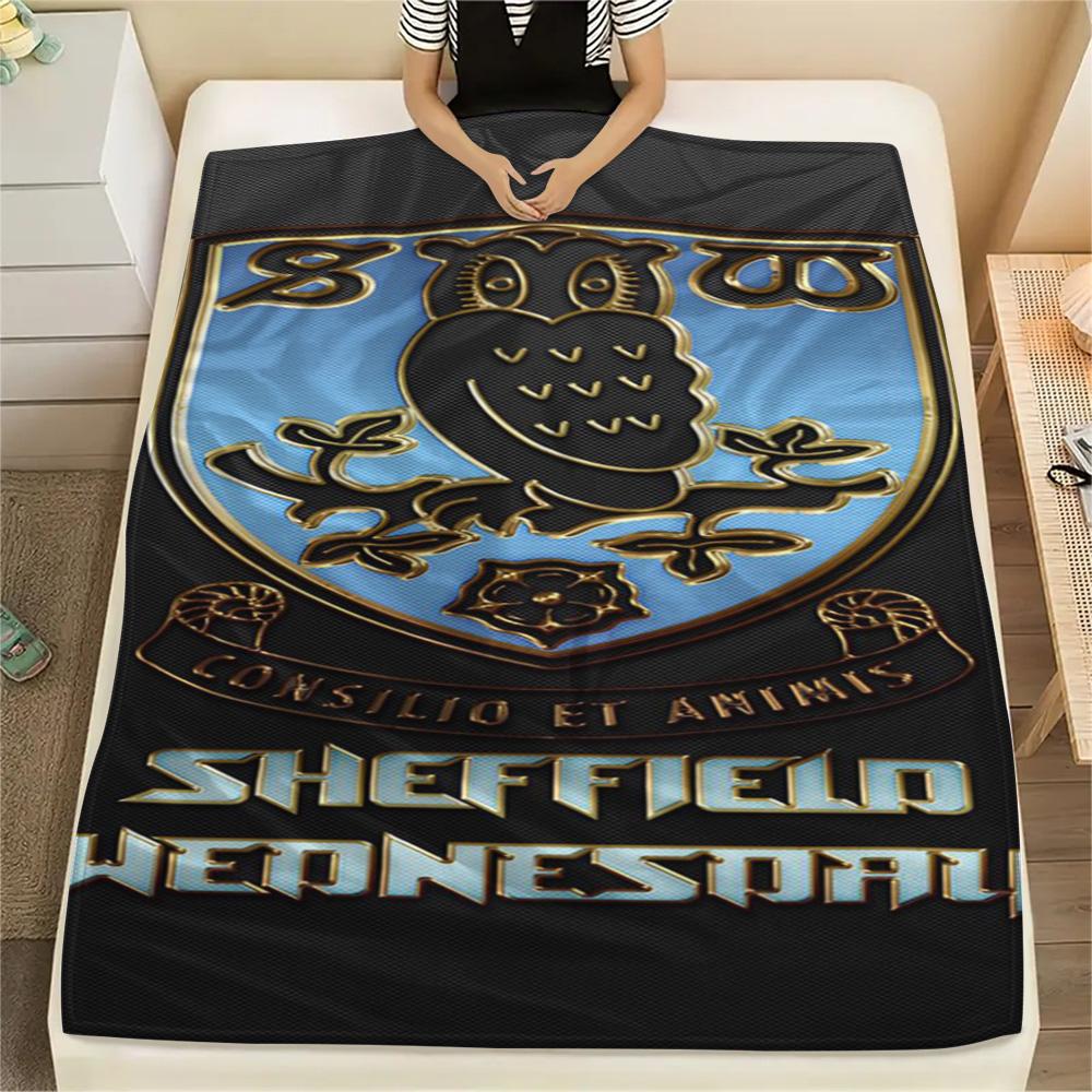 1PC Sheffield Wednesday Football Club Patterned Flannel Blanket Suitable For All Seasons for Home Decor Warmth and Comfort Gifts Holiday Present