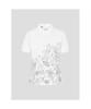 BEANPOLE GOLF [Daria Song] Women'S Patterned Collared Short Sleeve T-Shirt - White