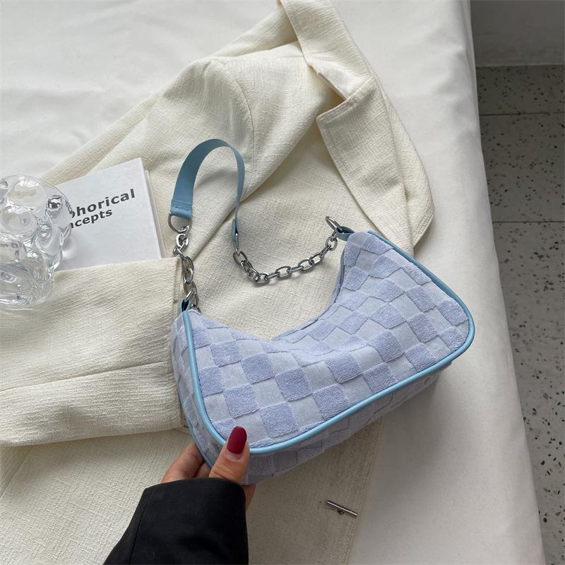 

This Year s Popular Niche Bag for Women Spring New Fashion INS Crossbody Bag, Fashion Handbag Small Bag 22*7*14cm синій
