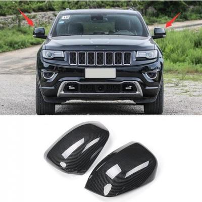 Für Grand Cherokee 2014-2018 Seitenspiegel im Carbonfaser-Stil Rückspiegel-Zierabdeckung