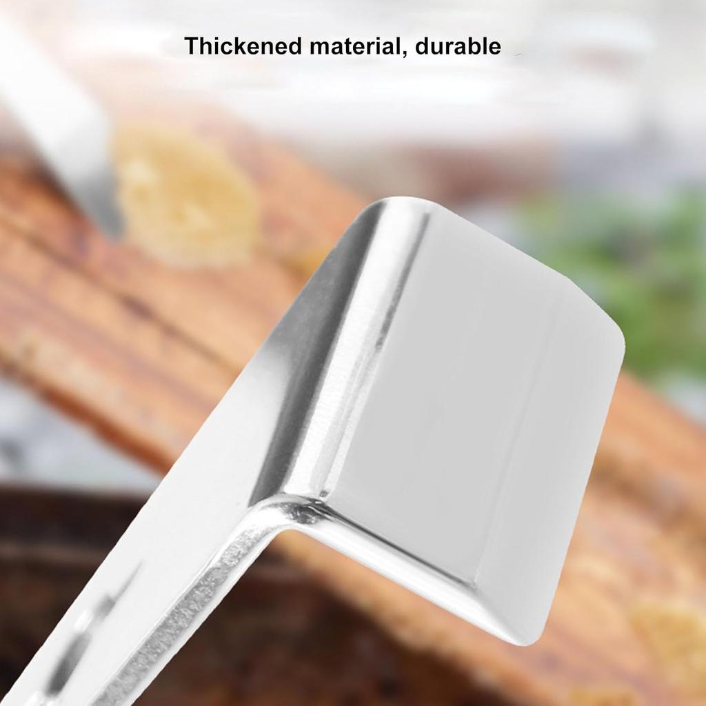 Hardened 3Cr13 Stainless Steel Pry Bar Tool Utility Heavy Duty Claw Bar Flat Pry Bar with Chisel Tips 4 Gauge Hex Hole for Woodworking Beekeeping Car