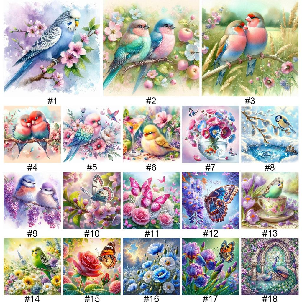 Animal 5D DIY Diamond Art Painting Kits for Gift Home Wall Decor Diamond Art Kits DIY Gem Art Diamond Painting Kits 30x30cm