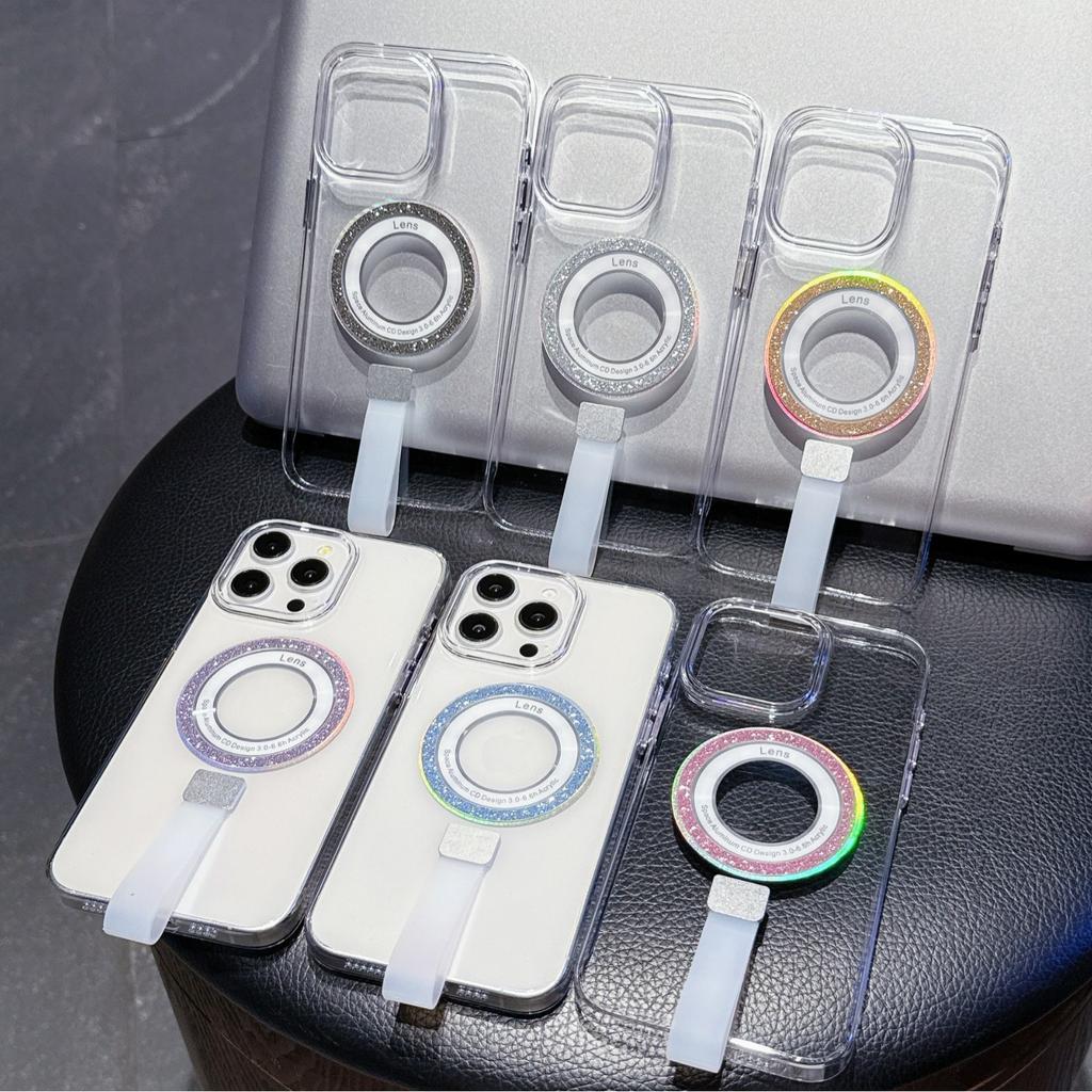 Transparent Shockproof Apple 15 ProMax Bracelet Case