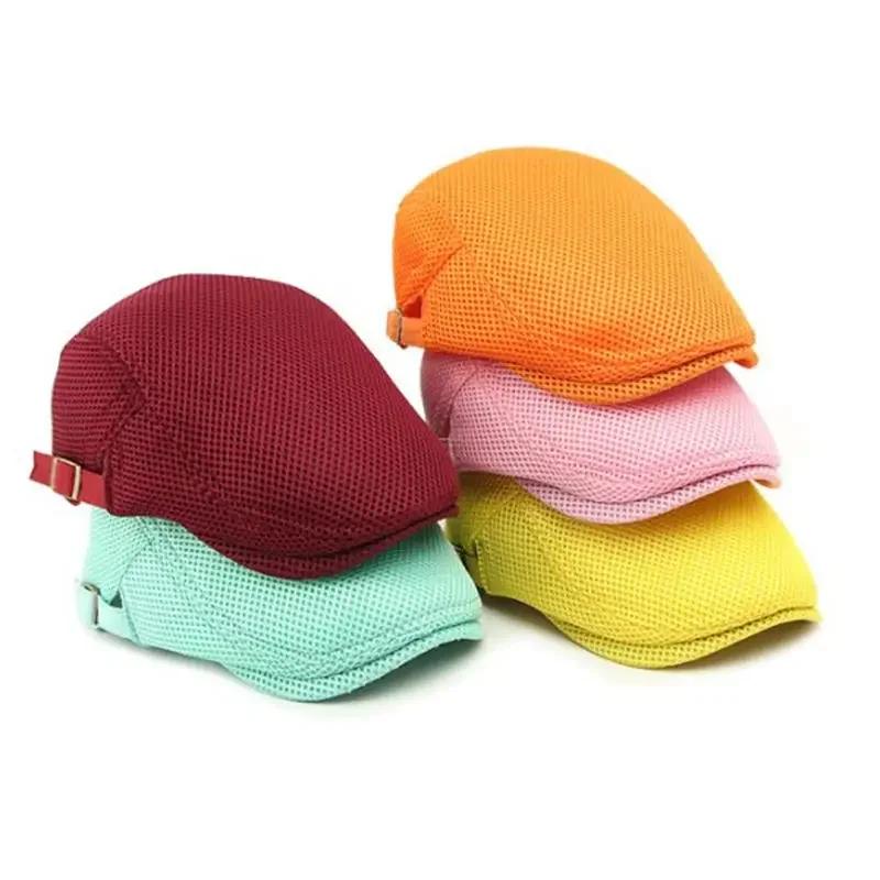 Freedom Outdoors Men's Spring And Summer Polyester Print Newsboy Caps Flat Cap Wo Painter Beret Hats 47 56-60Cm