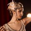 Water Diamond Feather Headwear 1920s Hair Band Rhinestone Headpiece Chain  Brides Makeup