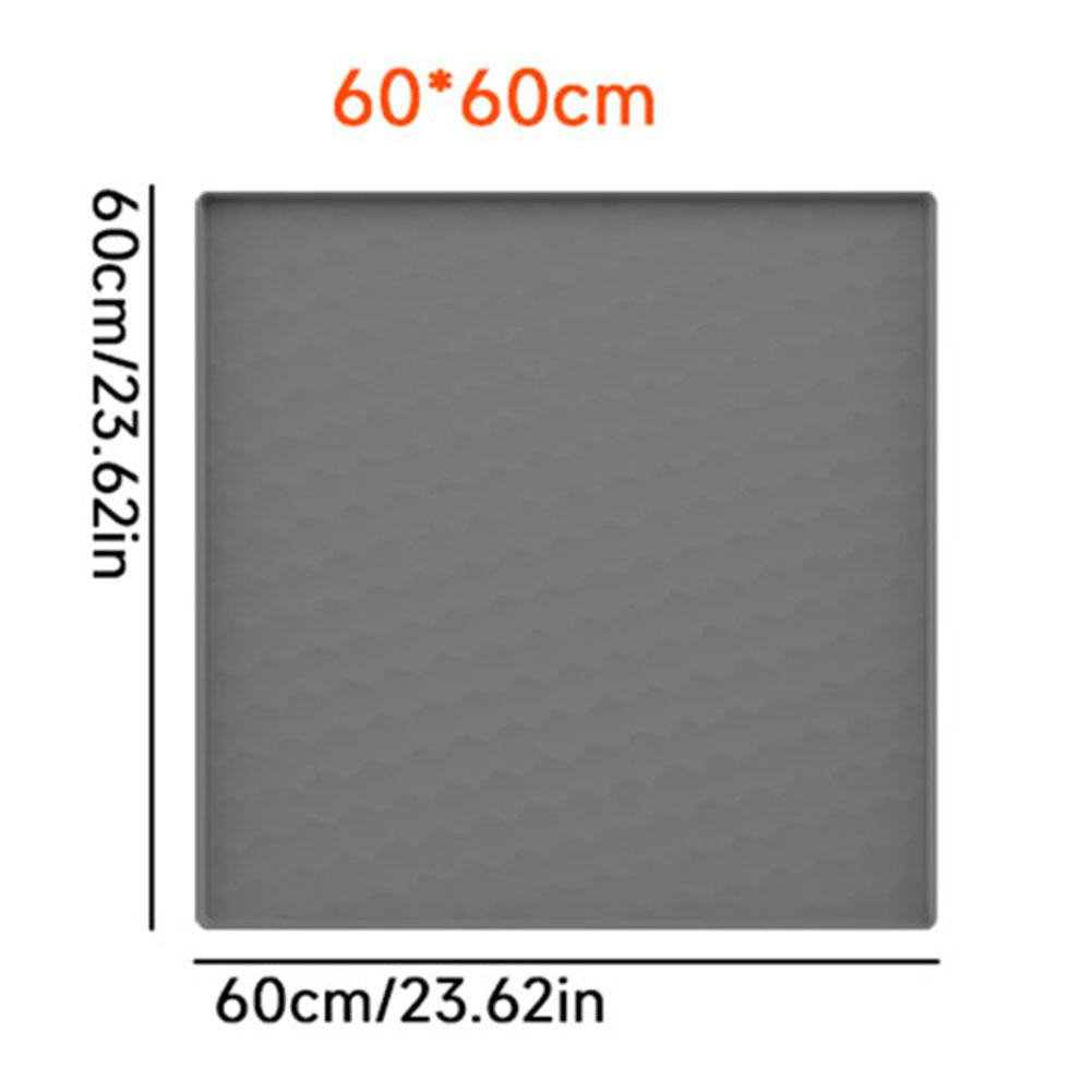 For Appliances For Home Use Under Refrigerator Mat Silicone Mat 60*50CM Leak Proof Floor Mat Multi-purpose Mat