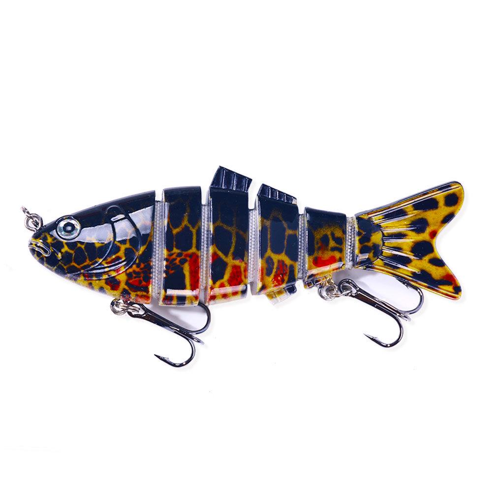HENGJIA 10cm 18g Multi-Section Sinking Bionic Lure - 6-Section Fish Bait Model