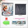 The Squirrel on The Branch 5D Diamond Painting Storage Basket Full Round Drill Mosaic Diamond Embroidery Cross Stitch Kits Home Decor Home Decor