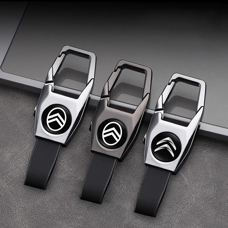 Autoschlüsselanhänger Herren Business Schlüsselanhänger Auto Schlüssel Zubehör Für Citroen C4 C3 C5 C5X e-C4 X e-C3 C-Elysee Berlingo C1 C6 C2 C-Crosser