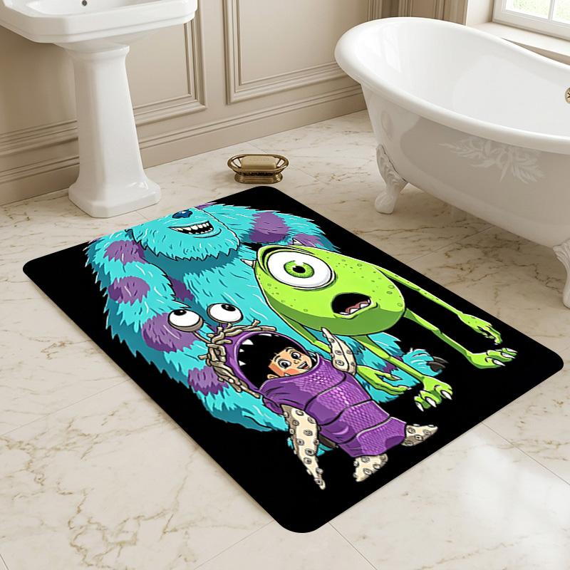 Monster Inc Living Room Nonslip Area Rug Soft Carpet For Bedroom Game Playroom Sofa Office Home Decor Doormat Christmas Gift C926533