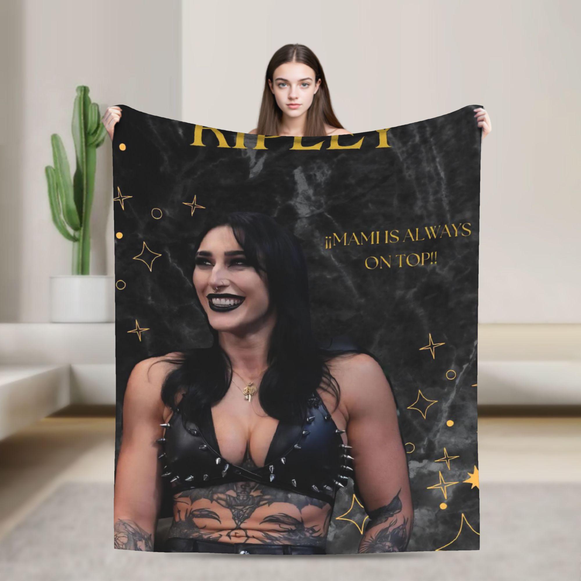 

Rhea Ripley Blanket Camping Flannel Throw Blanket For Outdoor Warm Soft Custom DIY Quality Bedspread Gift Idea 30x40in