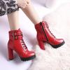 Fashion New Ladies High Heels 2025 New Sexy Platform Boots Brandhigh Quality Ankle Boots for Women Fashion Delicate Party Shoes Zapatos