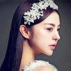 Crystal Tiara Beautiful Fashion Bride Princess Austria Wedding Crown Veil Hair Ornament Headbands Accessories for Women Gifts