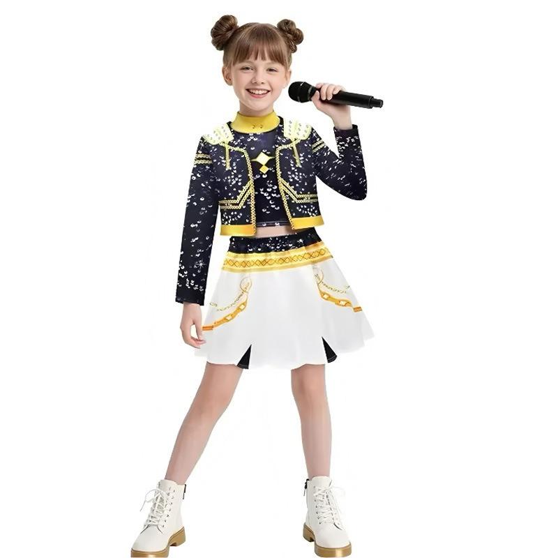 Hexenjagd Gruppe Hexenkostüm Rumi Zoe Mira Koreanischer Wellen Mädchengruppe K-Pop Kinder Kinderkleidung neu weiblich