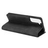 For Samsung Galaxy S21 5G Retro-skin Business Magnetic Suction Leather Case with Holder & Card Slots & Wallet(Black)