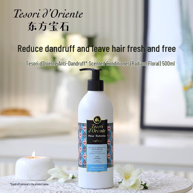 Tesori D'oriente Strahlendes Blumiges Anti-Schuppen Spülung