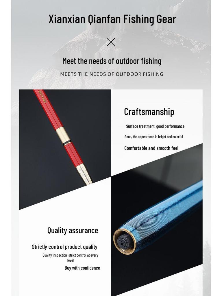 In Stock: Free Shipping - Ultra-Light 28 Tones Carbon Fiber Fishing Rod with Four-Position Adjustment