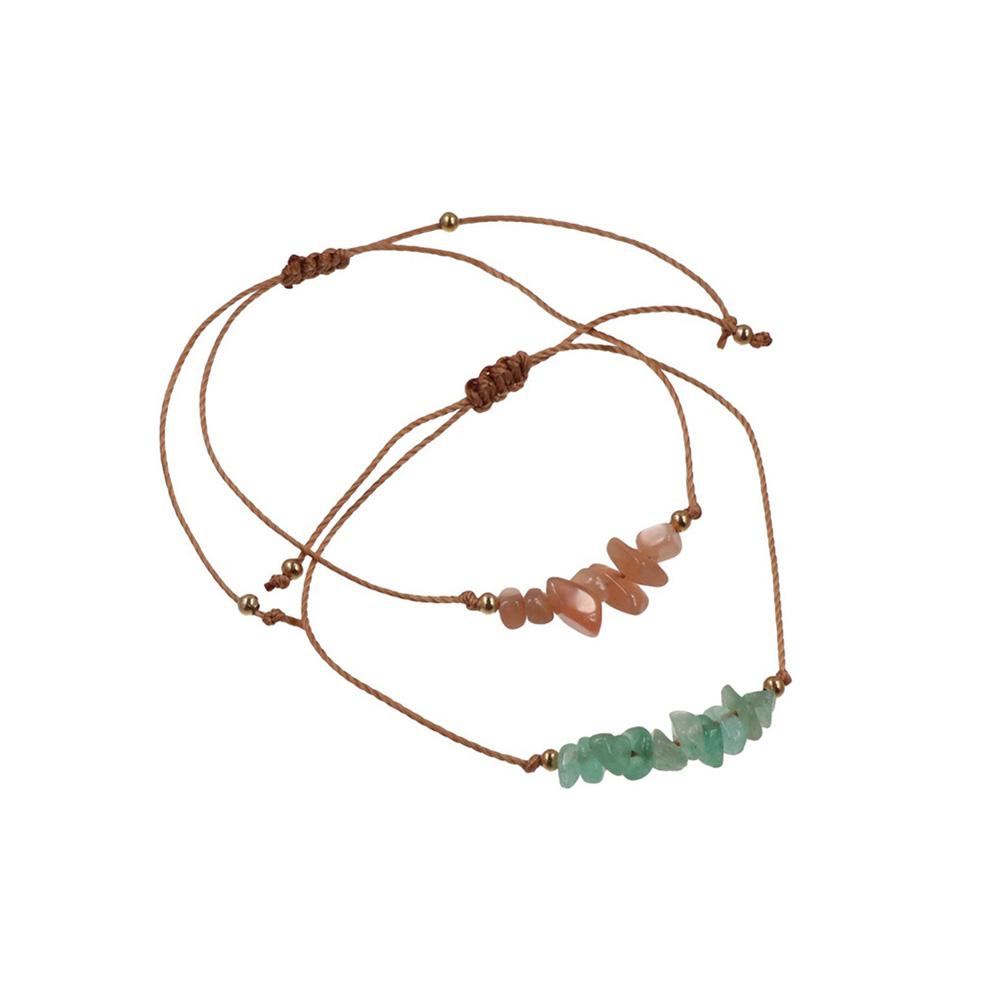 Stone Bohemia Bracelet Beach Body Jewelry Crystal Gravel Bracelets Women Jewelry Accessories