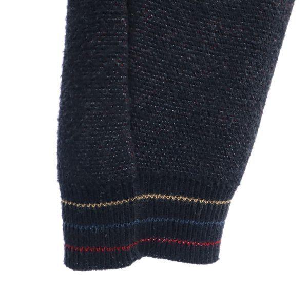 glamb made in Japan native pattern Long sleeve knit cardigan 2 Black Men's Used