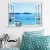 Window Decal WALL STICKER Home Decor Exotic Beach View Art Wallpaper Mural