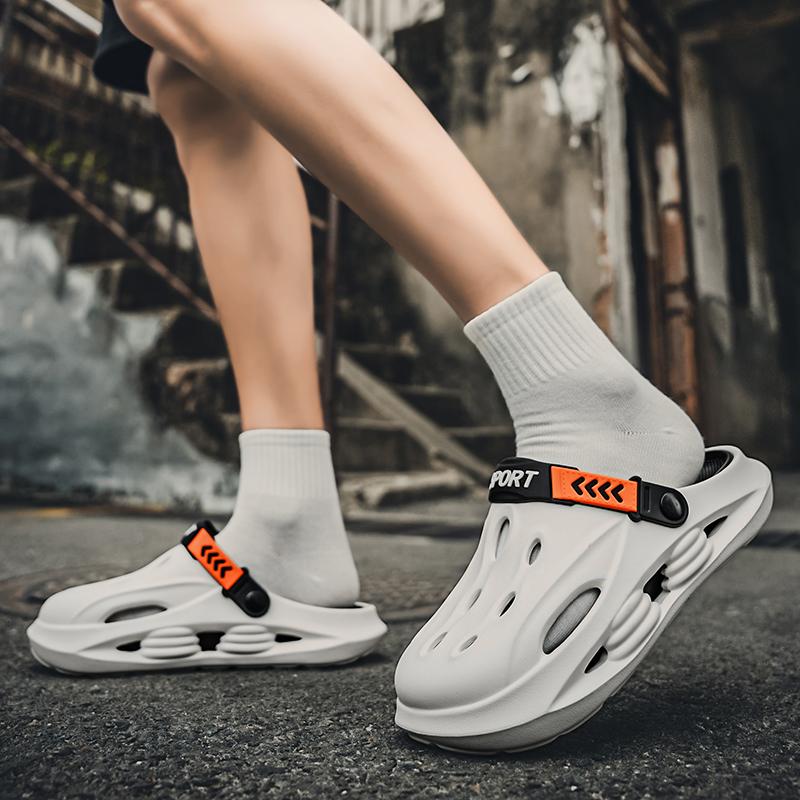 Fashion CYYTL Mens Summer Slippers Casual Outdoor Beach Shoes Sandals Walking Slides Comfort Lightweight Luxury Designer Fashion Leather