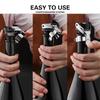 Wine Bottle Stoppers Stainless Steel Press Mode Champagne Stopper Bar Tools Simple Sealing Bottle Cap Keep Wine Fresh