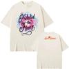 Zara Larsson Midnight Sun Global Tour Mercah T-Shirt Men Women Album Poster Graphic Print Cotton Tees Neck Loose Oversized Tops