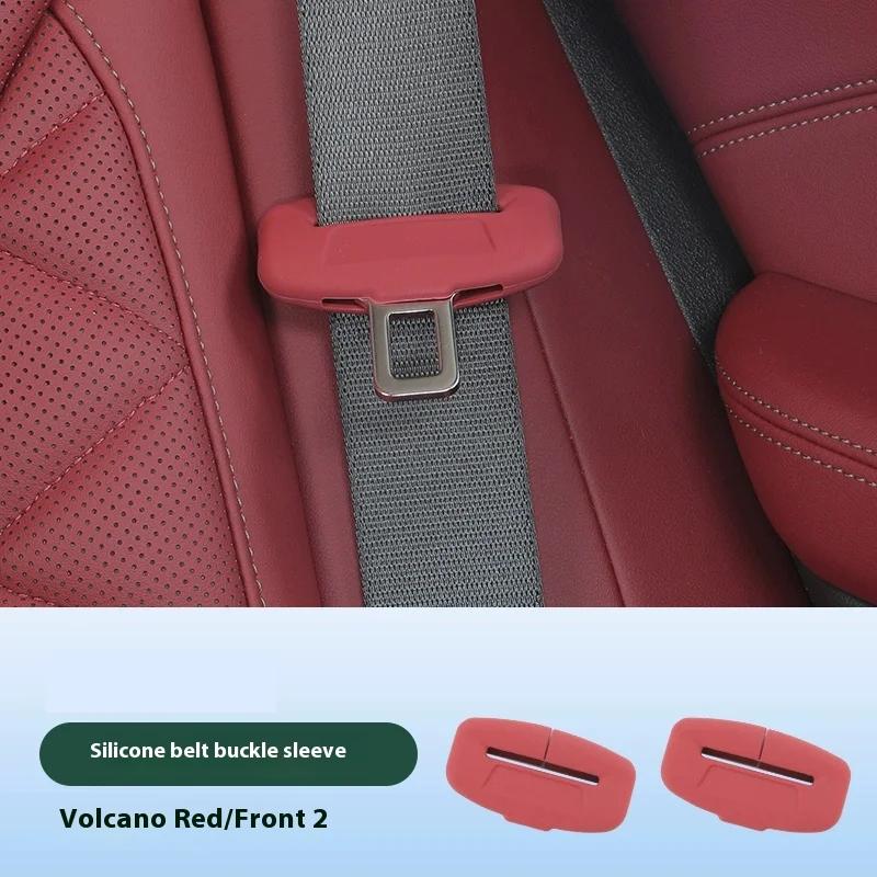 For MG MG5 ZS MG4EV Interior Accessries 2/4 Piece Car Seat Belt Silicone Protective Cover Trim