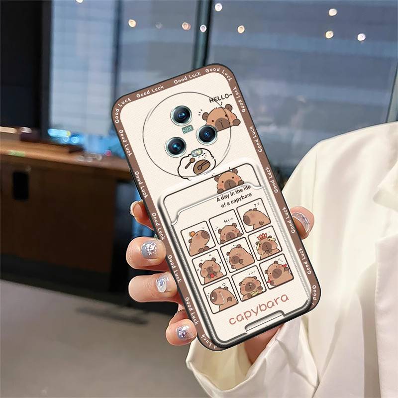 Fashion Design Durable Phone Case For Honor Magic5 Protective Cartoon Anti-dust Dirt-resistant Silicone Soft Case TPU