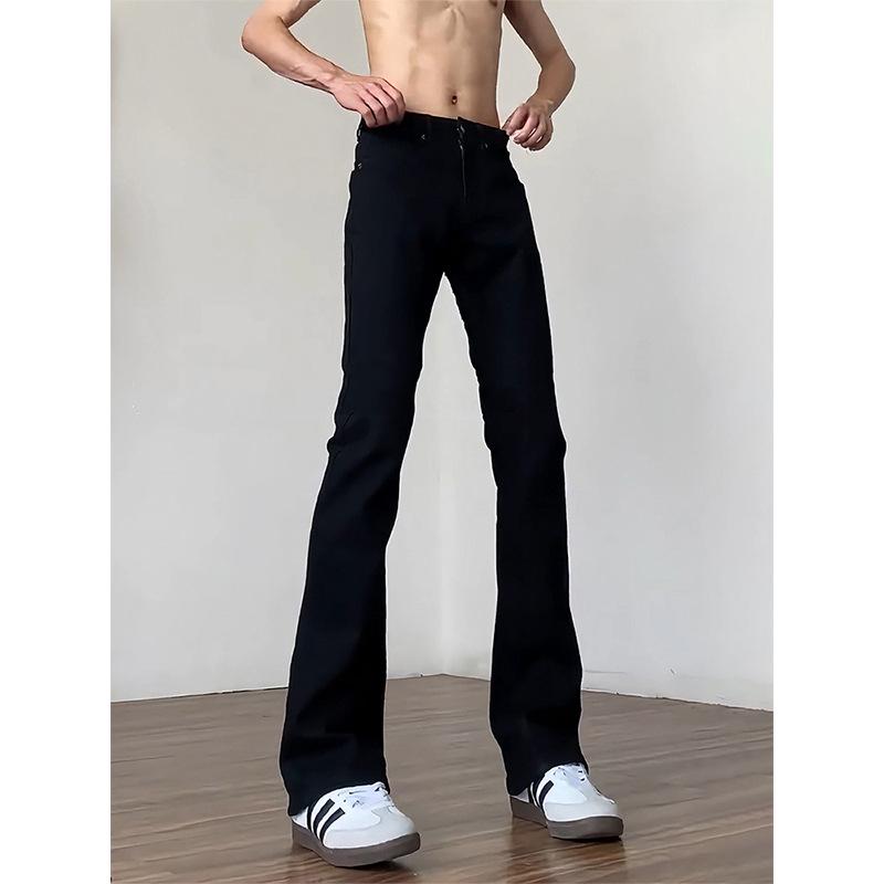 

Мужские облегающие джинсы Scimitar Flared - летние прямые брюки High Street с завышенной талией M