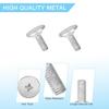 2 PCS Lower Engine Cover Bolt Pin Screws Set Compatible with Hon-da Civic Accord CRV, Replaces 90105-TBA-A00