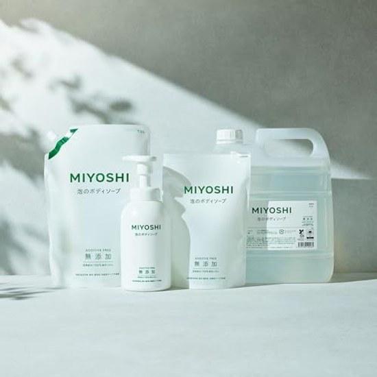 MIYOSHI Additive-Free Foam Body Soap Bulk Refill 4.0L