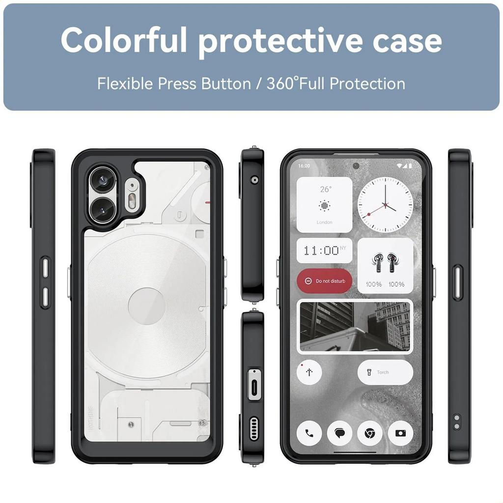 Phone Case For Nothing Phone 2 , Clear Transparent Phone Case Cover For Nothing Phone 2