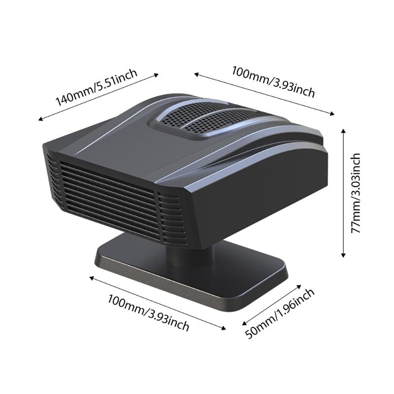 Încălzitor auto universal 24V Încălzire rapidă Ventilator dezaburire Dezghețare Dezaburitor Încălzitor cu carcasă ABS
