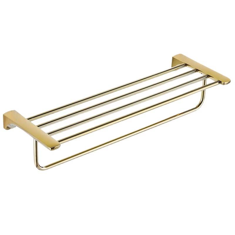 olevo Gold Stainless Steel Bathroom Towel Rack