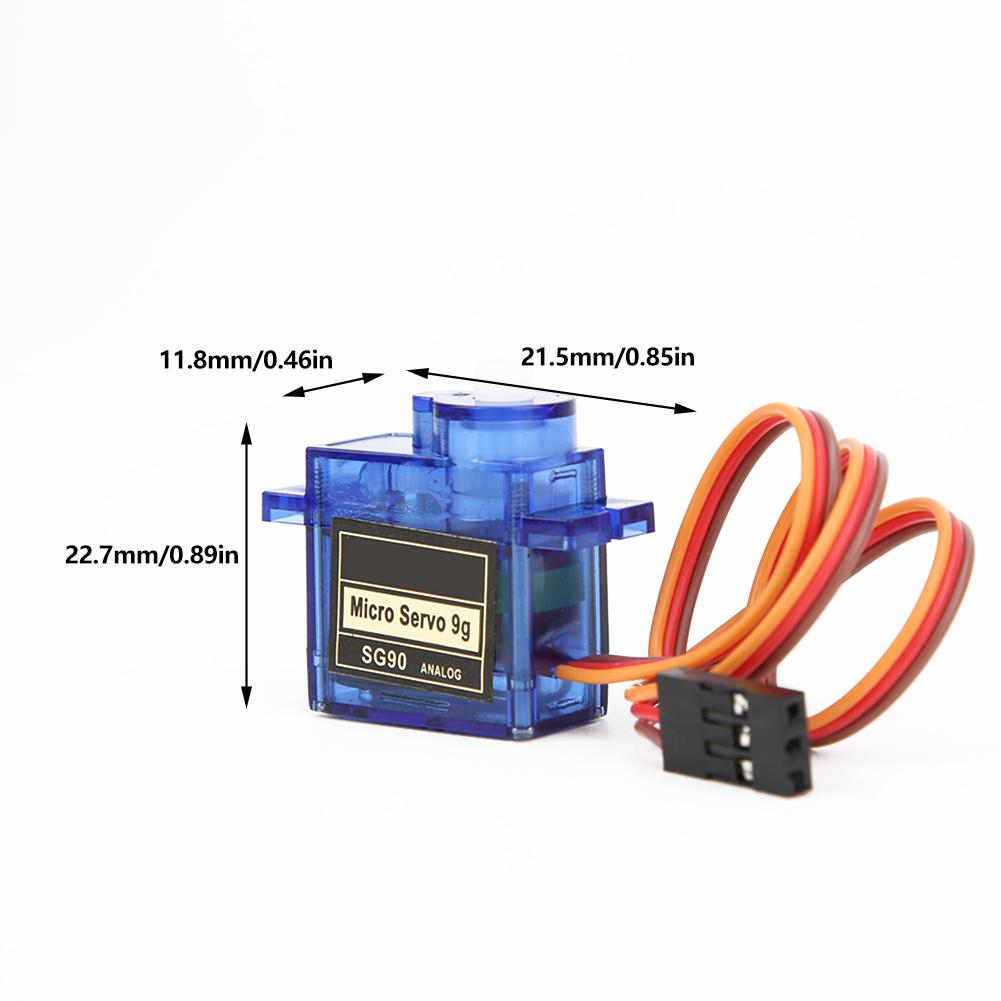 Servo Motor Remote Control RC Robot Arm Helicopter Airplane Accessories SG90 90 Degrees  180 Degrees (SG90 )