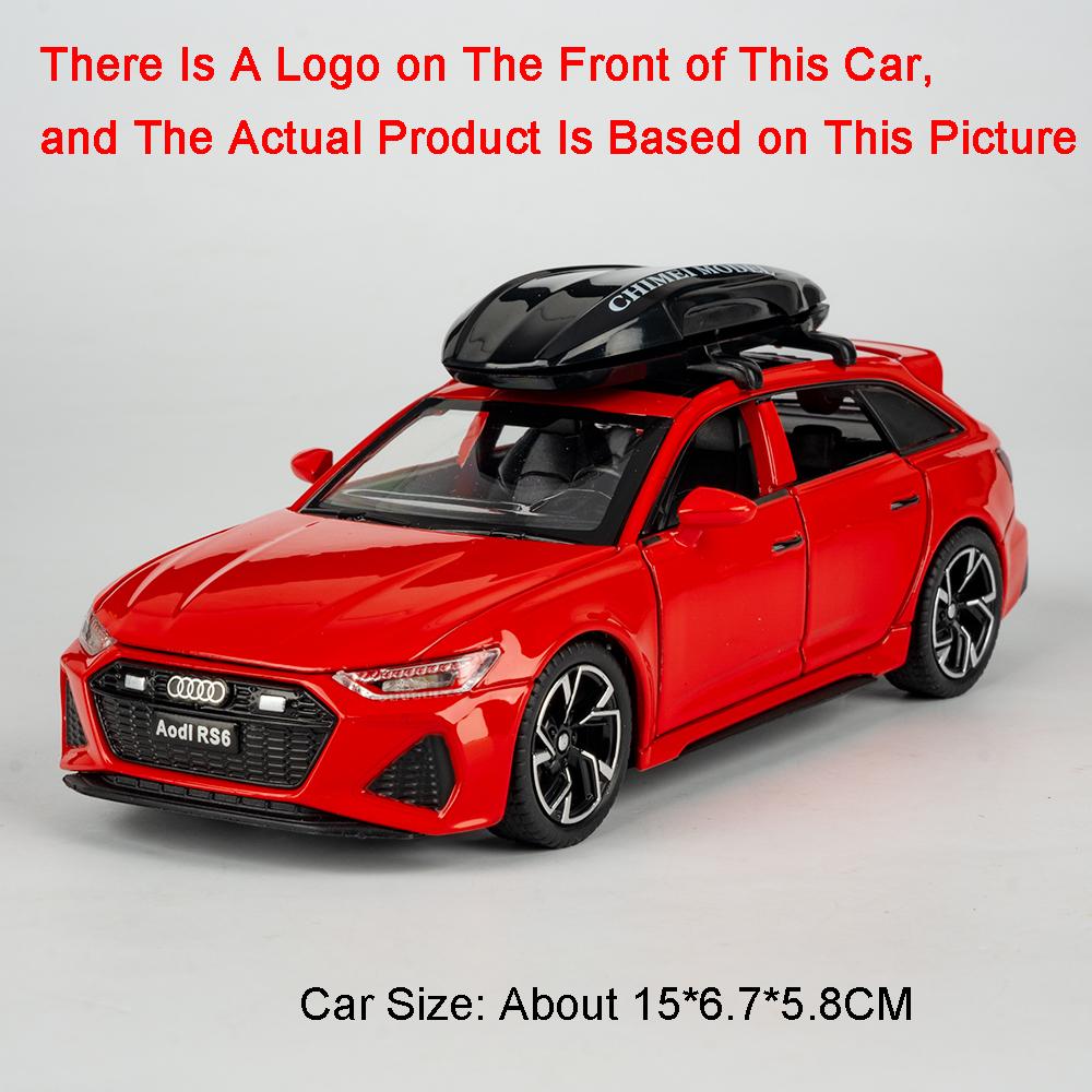 1:32 Scale RS6 Toys Miniature Models Cars Wheel Pull Back Sports Car Toy Doors Can Opened Model Vehicles for Toddler Kids Gifts