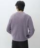 Musinsa Standard [Victoria Wool] Minimal Ribbed Crop Knit [Purple]